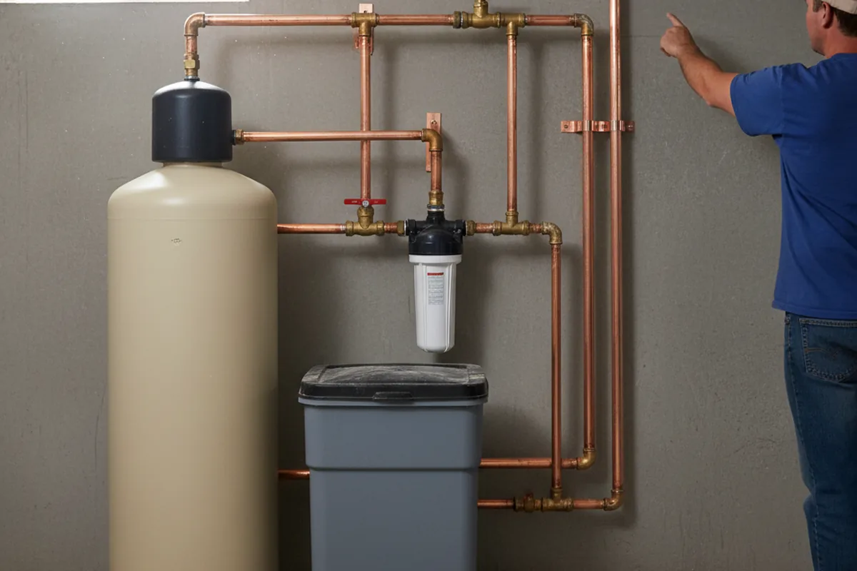 Whole-house water treatment system installed in New Paltz